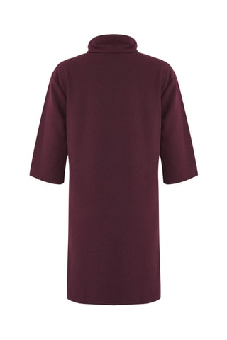 Vestido-camisola - Bordô