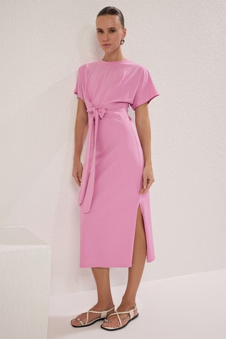 Vestido direito - Rosa