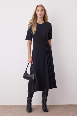 Vestido midi - Preto