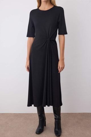 Vestido midi - Preto
