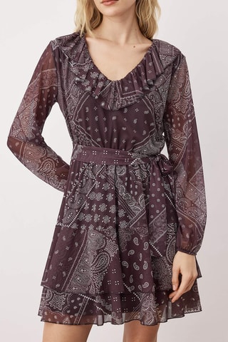 Vestido estilo patinadora - Violeta