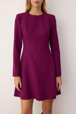 Vestido trapézio - Violeta