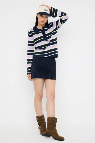 Camisola regular - Azul-marinho