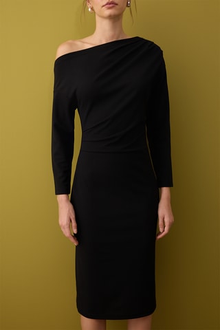Vestido direito - Preto