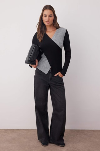 Camisola slim - Preto