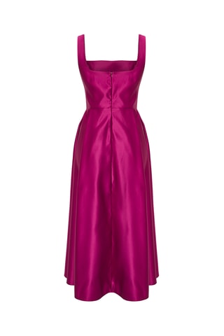 Vestido midi - Fúcsia