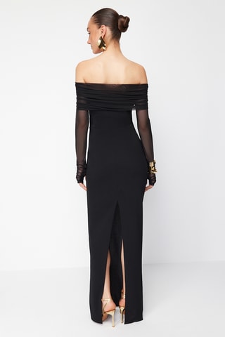 Vestido comprido - Preto