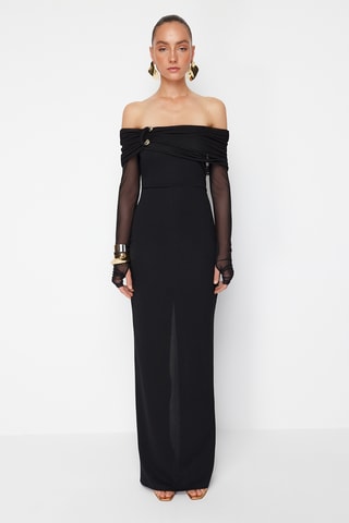 Vestido comprido - Preto