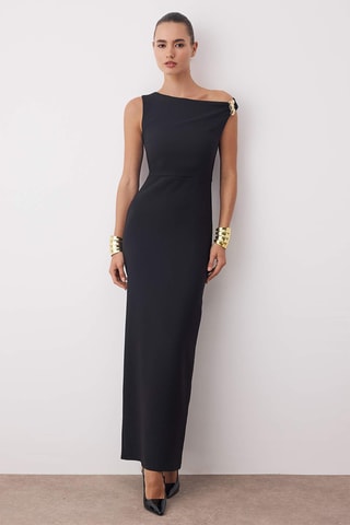 Vestido comprido - Preto