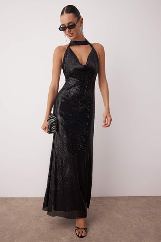 Vestido comprido - Preto