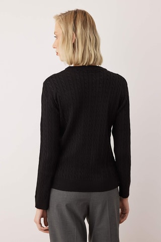 Camisola regular - Preto