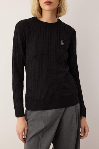 Camisola regular - Preto