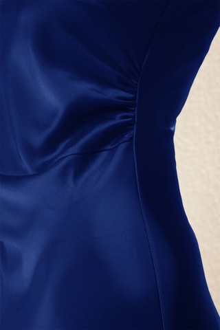 Vestido comprido - Azul-real