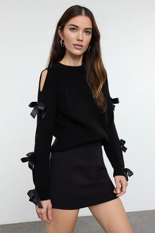 Camisola regular - Preto