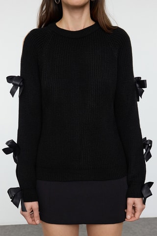 Camisola regular - Preto