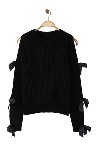 Camisola regular - Preto