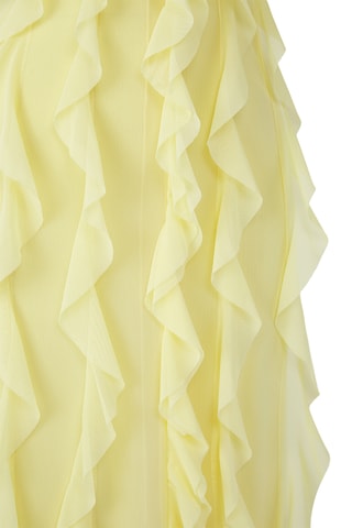 Vestido comprido sem mangas - Amarelo-pálido