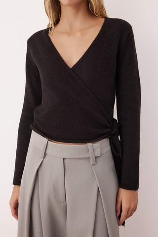 Camisola regular - Preto