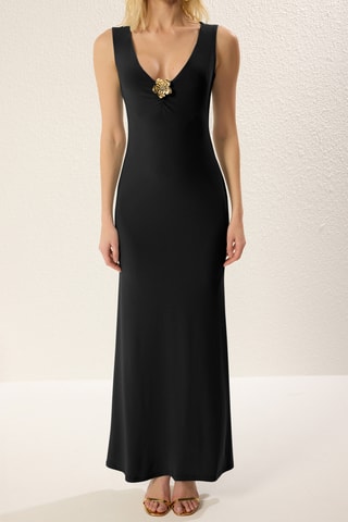 Vestido comprido - Preto
