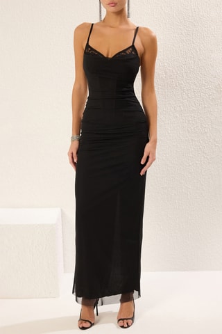 Vestido comprido - Preto
