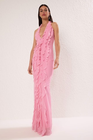 Vestido comprido - Rosa