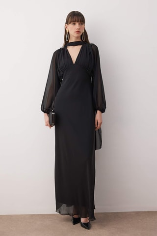 Vestido comprido - Preto
