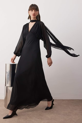 Vestido comprido - Preto