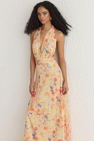 Vestido comprido - Amarelo