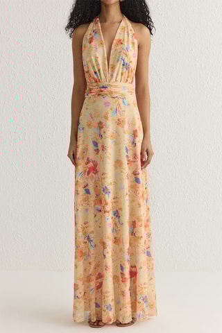 Vestido comprido - Amarelo