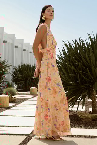 Vestido comprido - Amarelo