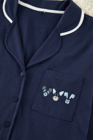 Pijama - Azul-marinho