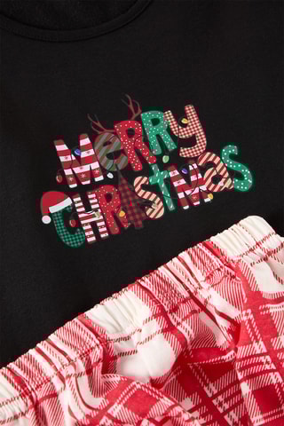 Pijama - Preto e vermelho