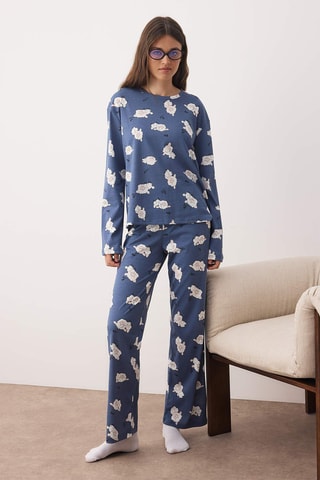 Pijama - Azul-marinho