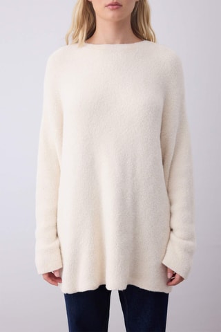 Camisola oversize - Bege