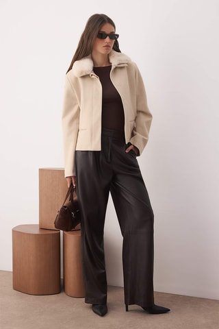 Casaco regular - Cru