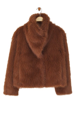 Casaco oversized - Castanho