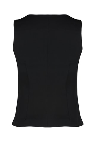 Colete de fato regular - Preto