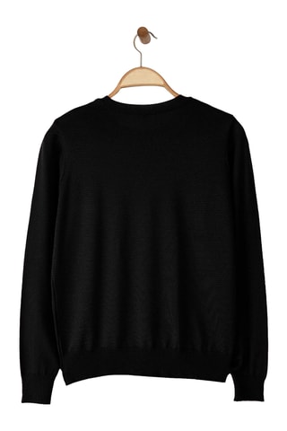 Camisola regular - Preto