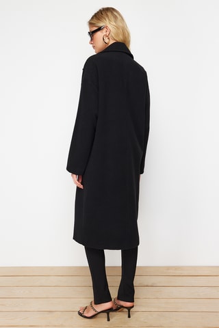 Sobretudo oversize - Preto