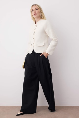 Casaco de lã - Branco