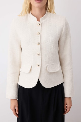 Casaco de lã - Branco