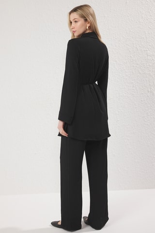 Camisa e calças - Preto