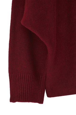 Camisola oversize - Bordô