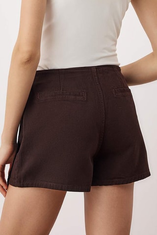 Saia-calção - Castanho