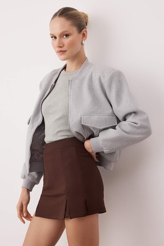 Saia-calção - Castanho