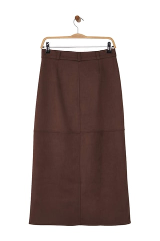 Saia comprida - Castanho