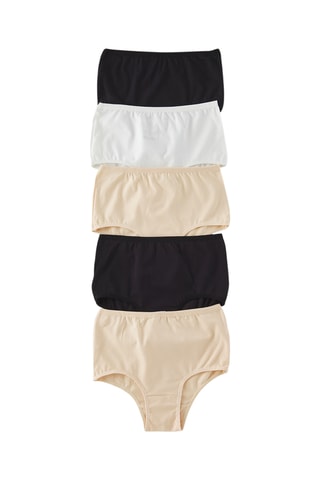 5 cuecas - Preto e branco