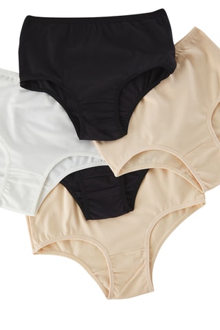 5 cuecas - Preto e branco