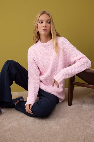 Camisola oversize - Rosa