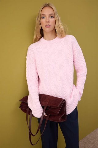 Camisola oversize - Rosa